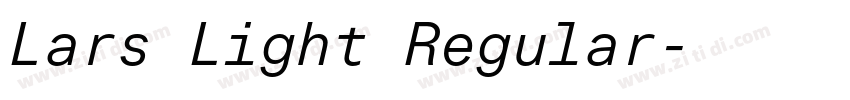 Lars Light Regular字体转换 Lars Light Regular字体转换